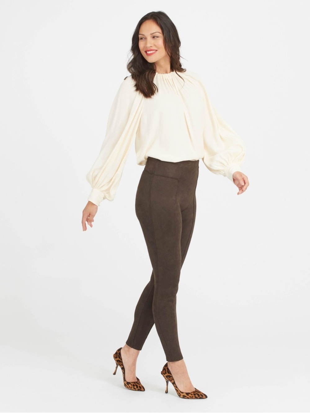 Spanx Faux Suede Leggings Size 3X